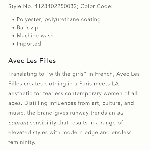 ANTHROPOLOGIE [AVEC LES FILLES] - Picture 6 of 7